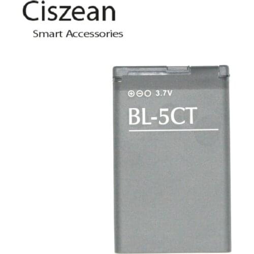 Ciszean 1X1050mAh BL-5CT BL5CT BL 5CT Replacement Battery For Nokia 5220 5220XM 6730 C5 6330 6303i C5-00 C6-01 C3-01 C5-02
