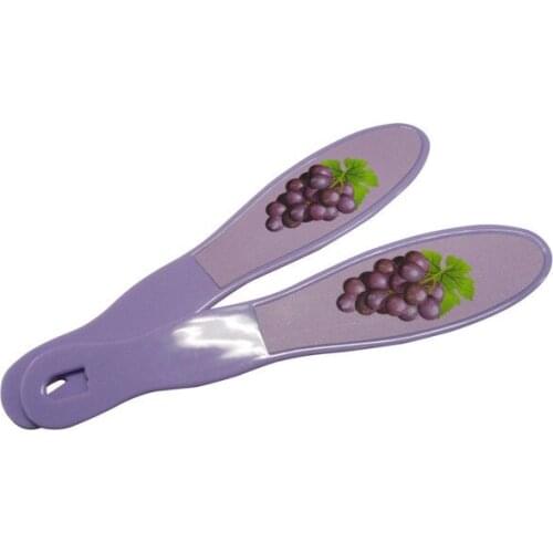 1 pc plastic foot file 120#/180# pedicure tool