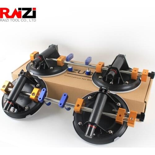 Raizi 2 Pcs Stone Seam Setter with 8 inch vacuum Suction Cups for Seam Joining Leveling Granite Countertop Installation Tools