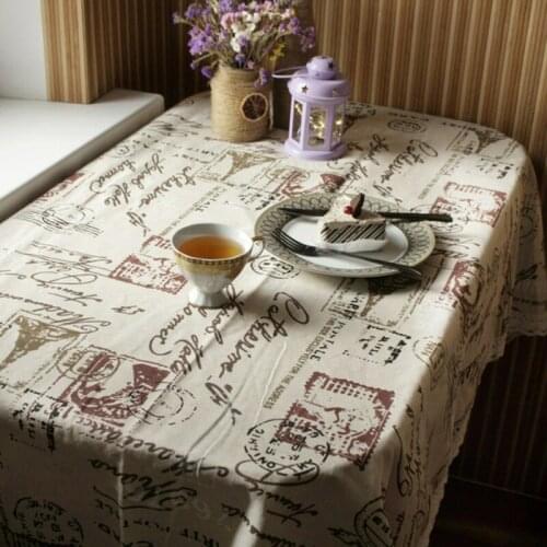 LOVRTRAVEL Tower Decorative Table Cloth Tablecloth Rectangular Dining Table Cover Tablecloths Obrus Tafelkleed mantel mesa nappe