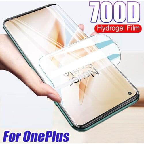 9D Full Cover Hydrogel Film For OnePlus 8T 7 7T Nord N10 N100 Screen Protector For OnePlus 6 6T 5 5T 3 3T Protective Film