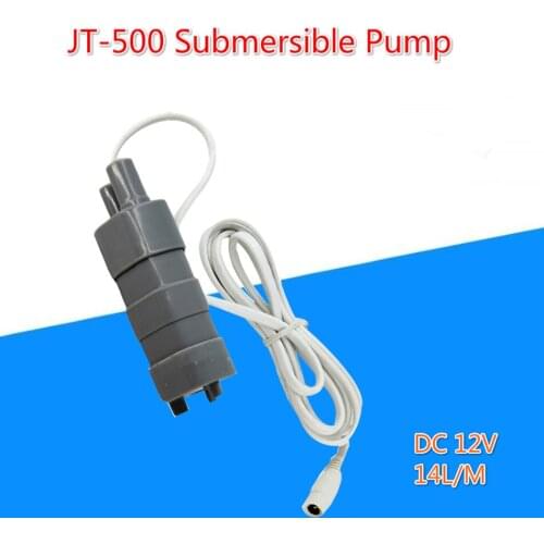 JT-500 DC 6V 12V Submersible Water Pumps Micro Pump 14L/M High Lift 5M Solar Aquarium