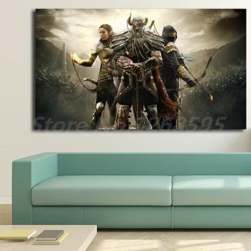 Blades Online Warriors HD Wallpapers Canvas Painting Print Living Room Home Decor Modern Wall Art Oil Painting Poster