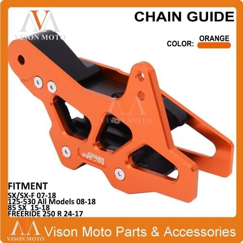 Motorbike Chain Guard Guide Slider For KTM SX SX-F 85 125 250 300 350 400 450-530 FREERIDE 250R ENDURO R ABS SMC R ABS 690