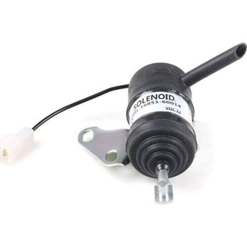 New 16851-60014 Fuel Stop Solenoid for Kubota Mower Tractor Excavator RTV RTV900