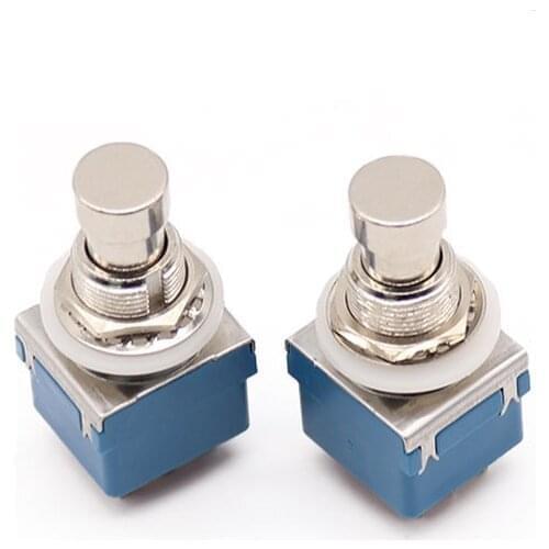 5PCS PBS-24-302 3PDT Foot Pedal Switch with Solder Terminals