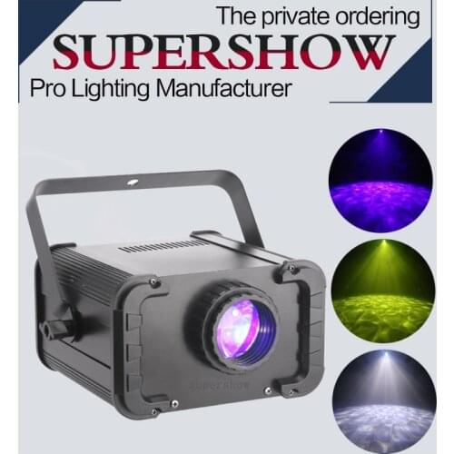 Popular stage equipment DMX512 gobo effect lighting 100w magic water wave light for dj nightclud stage