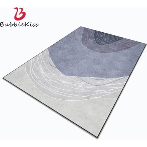 Bubble Kiss Purple Carpets for Home Living Room Morandi Stripe Pattern Bedroom Smooth Rugs Non-slip Balcony Decoration Door Mats