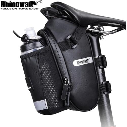Rhinowalk Bicycle Bag Bike Waterproof Storage Saddle Pack Bicycle Rear Capacity Bag Outdoor Mountain Bike Pack Accessories