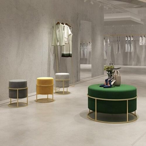 Louis Fashion Change Shoes Stool Sitting Room Rest Small Stool Round Stool Bedroom Sofa Stool