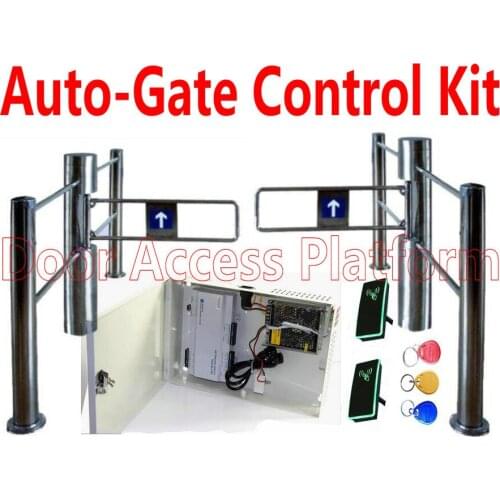 Electrical Motor Auto-gate Turnstile Gate Network IP Access Controller Gate Entrance turnstile Barrier swing rfid card read kits
