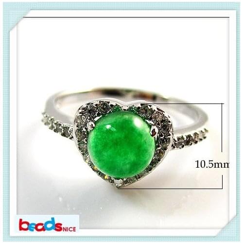 Beadsnice ID26392 unique silver and stone jewelry elegant for comfortable ring of silver heart ring