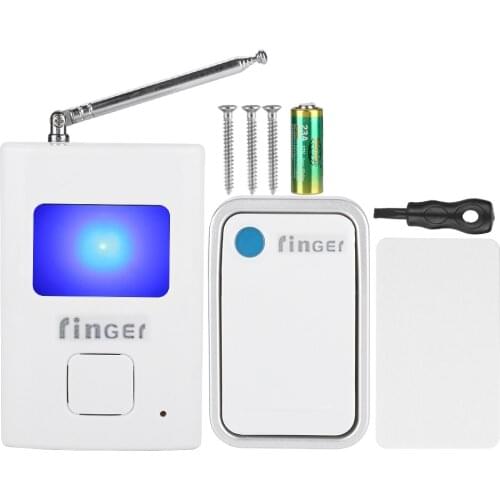 Wireless Electronic Waterproof Remote Door Bell Transmitter Sounds Push Button With Dog Barking Sound Doorbell