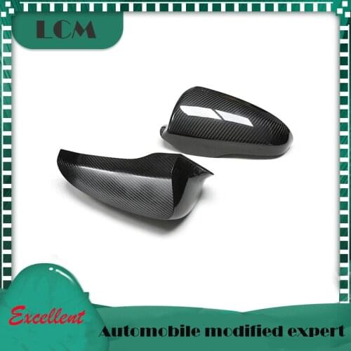 Pre-sale, lead time 30 days)12-16 For-BMW M Series F10 M5 or F06 F12 F13 M6 Stick on Carbon Fiber Mirror Cover Body Side Covers