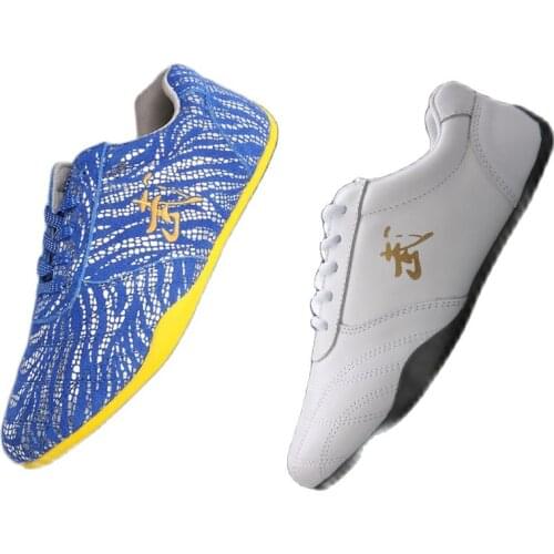 Martial Arts Shoes Unisex High Quality Head Layer Cowhide Wushu Tai Chi Taijiquan Shoes Kung Fu Martial Arts Sneakers