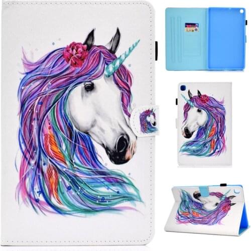 For Samsung Galaxy Tab S6 Lite 10.4 SM-P610 SM-P615 P610 P615 Case Animal Unicorn Tablet Cover Funda For Galaxy Tab S6 Lite Caqa