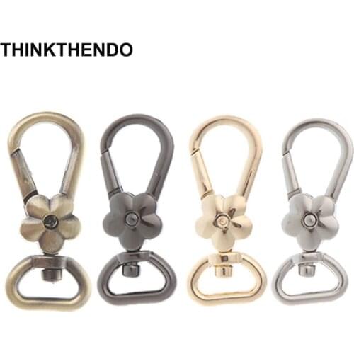 Flower Lobster Clasps Swivel Trigger Clips Snap Hooks Bag Key Rings Keychains