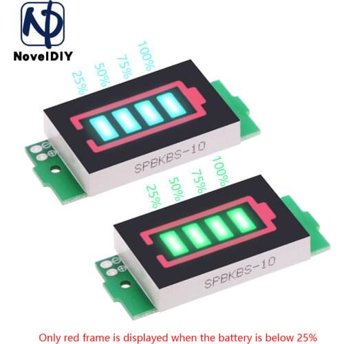 1S 2S 3S 4S 6S 7S 8S Series Lithium Battery Capacity Indicator Display Electric Vehicle Power Tester Li-Po Li-Ion Module