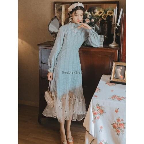 2021 chinese dress modern chinese traditional dress qipao lace mermaid cheongsam vestido chinoise oriental cheongsam qipao dress