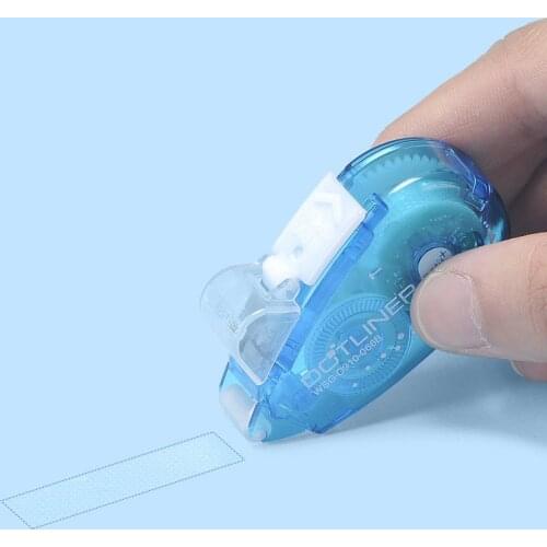 6mm*8m Cute Transparent Dot Glue Tape Decorative Adhesive Double Sided Tape For Kids Scrapbooking DIY School Office Supplies