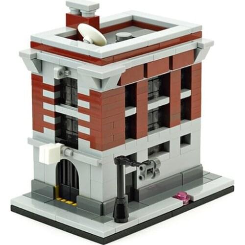 Firehouse Headquarters Ghostbusters Building Blocks Compatible MOC-10967High-TechBricks Fit lepiningss Diy Toy Christmas Gifts