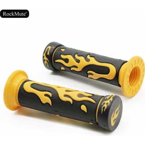 Motorcycle 7/8" 22mm Handlebar Hand Grips Rubber Cover For Triumph Bonneville Daytona Tiger Speed Triple Street Triple Thruxton