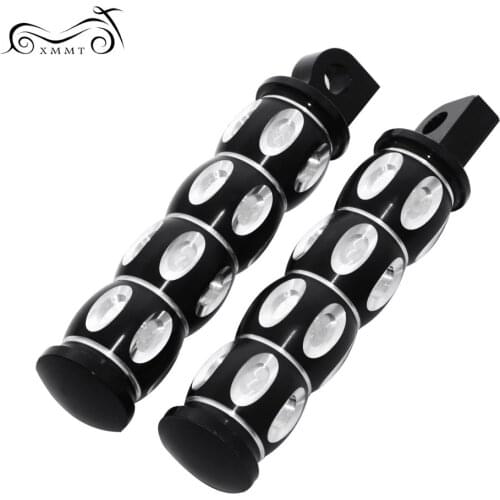 Motorcycle CNC Billet Aluminum Front Rear Footrests Foot Peg Rests For Harley 48 1200 883 Sportster Softail Dyna