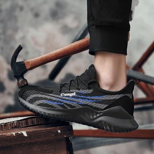 Indestructible Men Women Work Safety Shoes Breathable Anti-Smashing Steel Toe Cap Puncture Proof Work Shoes Men Free Shipping