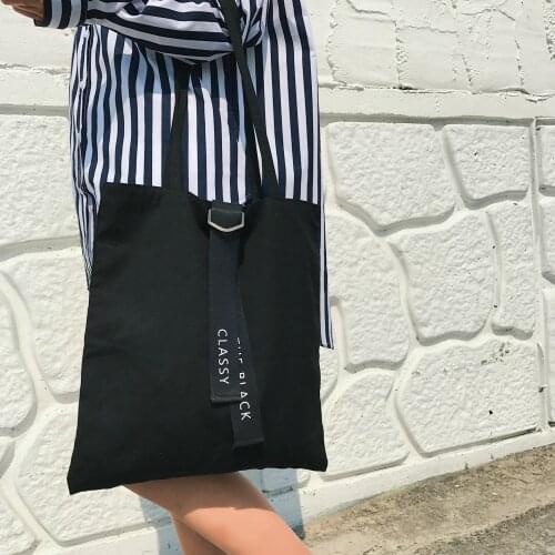 020218 new hot women canvas bag lady leisure shoulder bag
