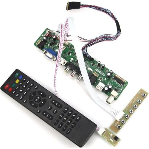 T.VST59.03 LCD/LED Controller Driver Board(TV+HDMI+VGA+CVBS+USB) For N154I2-L02 CLAA154WA05AN LVDS Reuse Laptop 1280x800