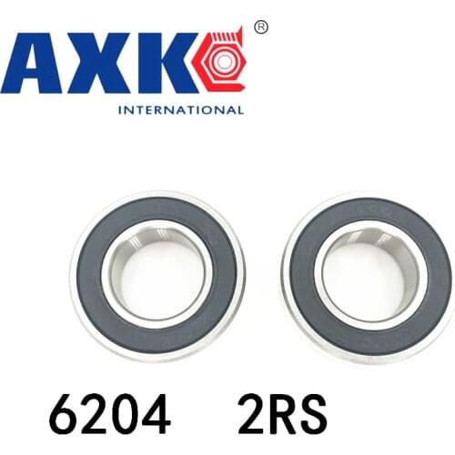 6204rs Bearing Abec-3 (2 Pcs) 20x47x14 Mm Deep Groove 6204-2rs Ball Bearings 6204rz 180204 Rz Rs 6204 2rs Emq Quality