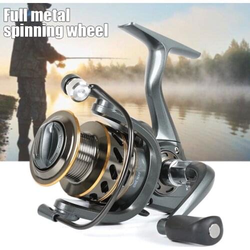 Full Metal Spin Reel No Crevice Far Throwing Fishing Reel Finshing Tackle FK88