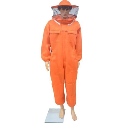 Professional Anti Bee Protective Suit Beekeeping Cloth 3D Air Cotton Fabric Ultra Ventilated Beekeeping Suit with Round Veil