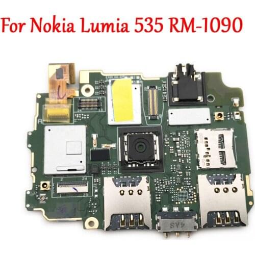 Tested Full Work Original Unlock Mobile Electronic Panel Motherboard Circuits Cable For Nokia Lumia 535 RM-1090
