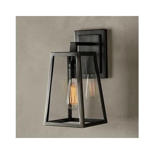 Nordic Style Retro American Rural Wall lamp Balcony Bedroom Bar Restaurant Creative Industrial wind Iron lamp Edison bulb Light