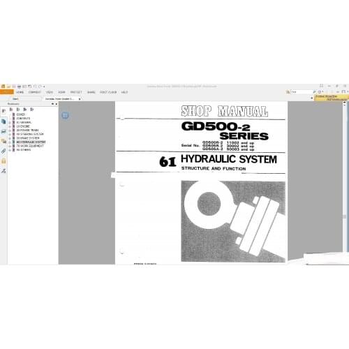 Komatsu Motorgraders Workshop Manuals (ALL)
