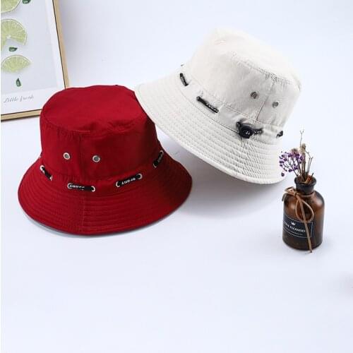 Outdoor travel hat women spring and summer flat sun hat men and women sunscreen breathable fisherman hat basin hat