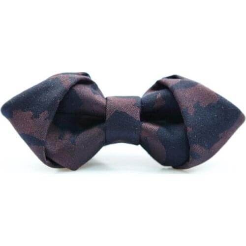 High Quality 2020 New Arrivals Bow Ties for Men Designers Brand Korean Wedding Retro Gray Camouflage Bowties Luxury Butterfly
