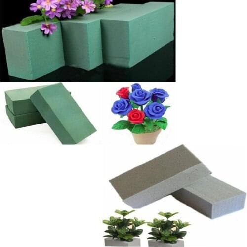 1PC DIY Floral Foam Brick Flower Packing Artificial Flower Mud Wedding Florist Flower Standard Arranging Foundation Design Craf