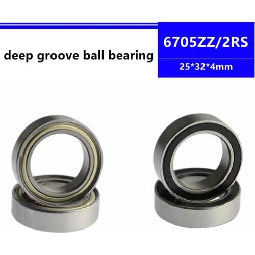 20/50pcs 6705ZZ 6705-2RS 25x32x4 mm thin wall deep groove ball bearing 6705Z 6705-2Z 6705RS 6705 25*32*4 mm