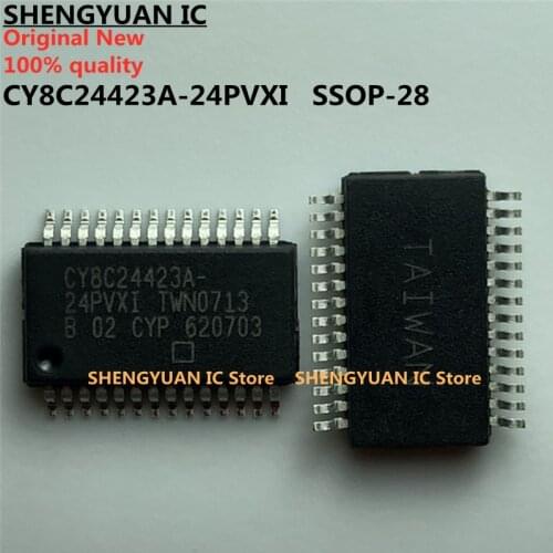 5 pcs/lot CY8C24423A-24PVXI CY8C24423A-24PVXIT SSOP28 CY8C24423A PSoC® Programmable System-on-Chip Original New 100% quality