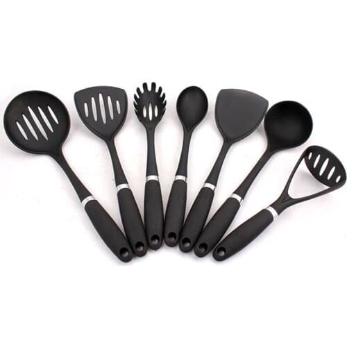 7PCS kitchen Utensil tools accessories Heat Resistant Shovel Silicone spatula Cooking Set kitchenware Restaurant Cookware