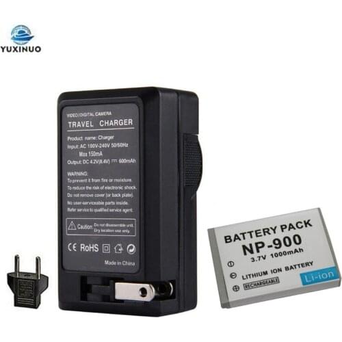 1000mAh NP-900 NP900 LI80B LI-80B Battery + Charger for Olympus T-110 T-100 T110 T100 Minolta E40 E50 PREMIER SL4 SL5 BENQ C500