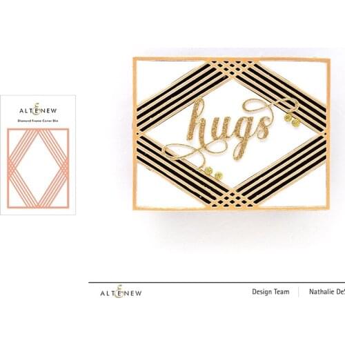 Diamond Frame Cover Metal Cutting Dies For Diy Scrapbooking Crafts Stencils Maker Photo Album Template Handmade Decor 201 New