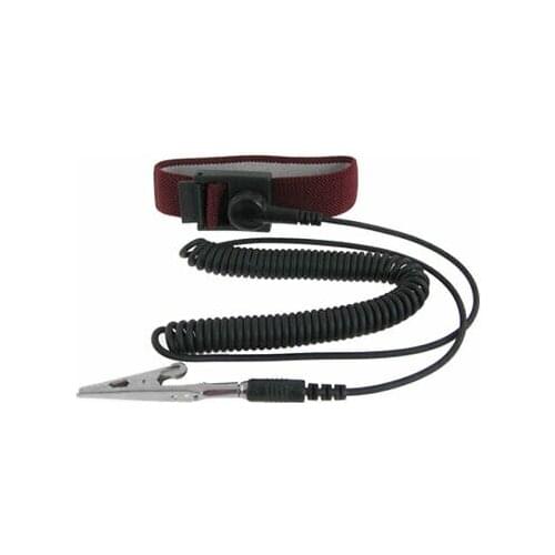 Antistatic ESD Wrist Discharge Band Grounding Prevent Static Shock Red