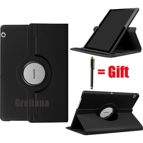 Case for Huawei MediaPad T5 10.1" Magnetic Tablet Funda Flip Litchi Leather Case Cover With Stand Holder AGS2-W09/L09/L03/W19