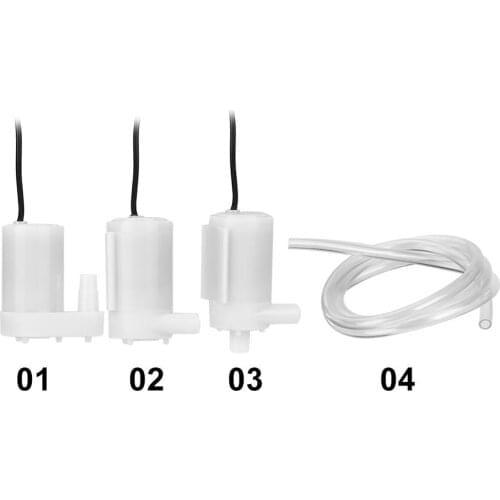 DC3-6V Low Noise Brushless Motor Pump Mini Micro Submersible Water Pump Computer Water Cooling Vertical/Horizontal/Amphibious