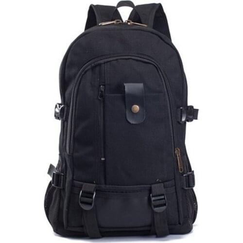 Outdoor Canvas Backpack Hiking Camping Travel Bag for Men Women Outdoor Students School New