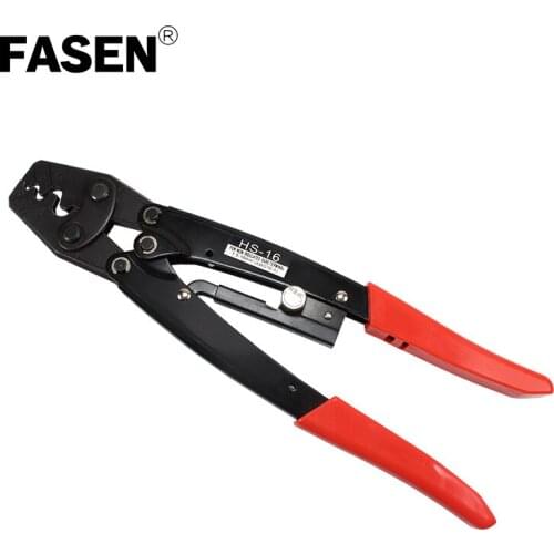 HS-16 1.25-16mm² Connectors Crimping Pliers Wire Crimpier Hand Tool Clamp Terminals Cable Lugs Cutter Crimping Pliers