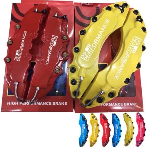 4 Or 2 Pcs ABS Plastic Brake Caliper Cover With DS Performance Sticker Logo For Citroen R17 R18 R19 Front Rear Free Shipping
